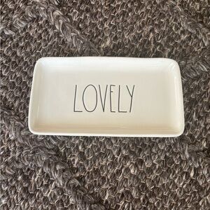 Rae Dunn Lovely trinket tray dish